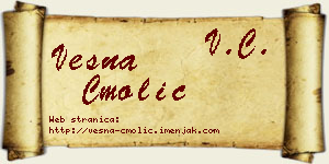 Vesna Cmolić vizit kartica